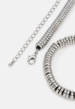 Pier One Set - Collana - Silver-Coloured -Pier One 024f5214d8db4f7d83effab42f3b21d6
