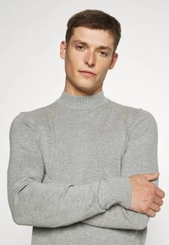 Pier One MaglioneMottled Light Grey Uomo Maglieria PI922Q068-C11 -Pier One 10a415f22211484ca8177bd8549075de