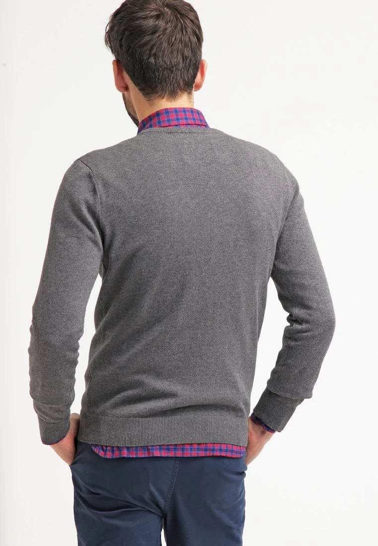 Pier One Basic Crewneck - Maglione - Dark Grey Melange 5 Pier One Basic Crewneck - Maglione - Dark Grey Melange - immagine 3