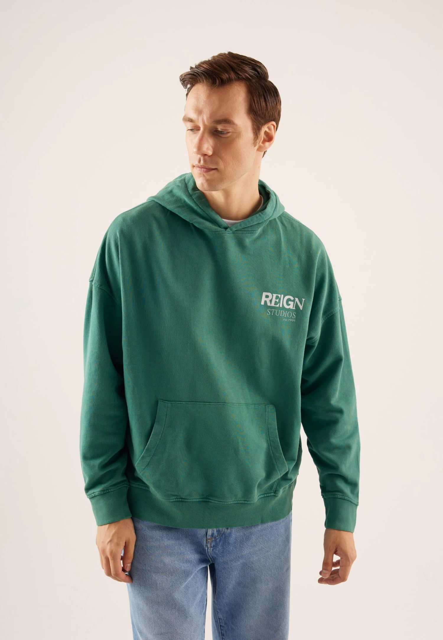 Pier One FelpaGreen Uomo Maglieria E Felpe PI922S0HJ-M11 3 Pier One FelpaGreen Uomo Maglieria E Felpe PI922S0HJ-M11