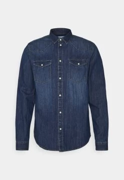 Pier One Denim - Camicia - Blue Denim