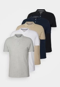 Pier One 5 PackPoloBlack/Blue/Beige Uomo T-shirt E Polo PI922P07F-Q12 -Pier One 1508a6a79962429e9c36e47aa305965a