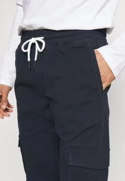 Pier One Pantaloni Cargo - Dark Blue -Pier One 1934b837ea3944deabcaa132afcbd584
