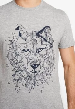 Pier One T-Shirt Con StampaMottled Grey Uomo T-shirt E Polo PI922O0A6-C11 -Pier One 19bac3e87c214150932db03a2c67e58e