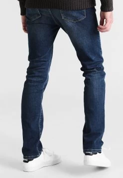 Pier One Jeans A SigarettaWashed Dark Blue Uomo Jeans PI922GA0M-K11 -Pier One 19f71c5aa23e4aee8fbafd64cafceb95
