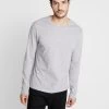 Pier One Maglietta A Manica LungaMottled Grey Uomo T-shirt E Polo PI922O0GP-C11