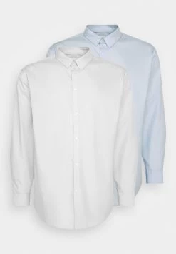 Pier One 2 Pack Camicia EleganteWhite/Light Blue Uomo Completi E Cravatte PI922D0EP-A11 -Pier One 1dcbc091ff00436fb7371d7394a1aa8f