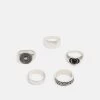 Pier One 5 Pack - Anello - Silver-Coloured -Pier One 1dfd919f453a444ebcedd80b734d413a