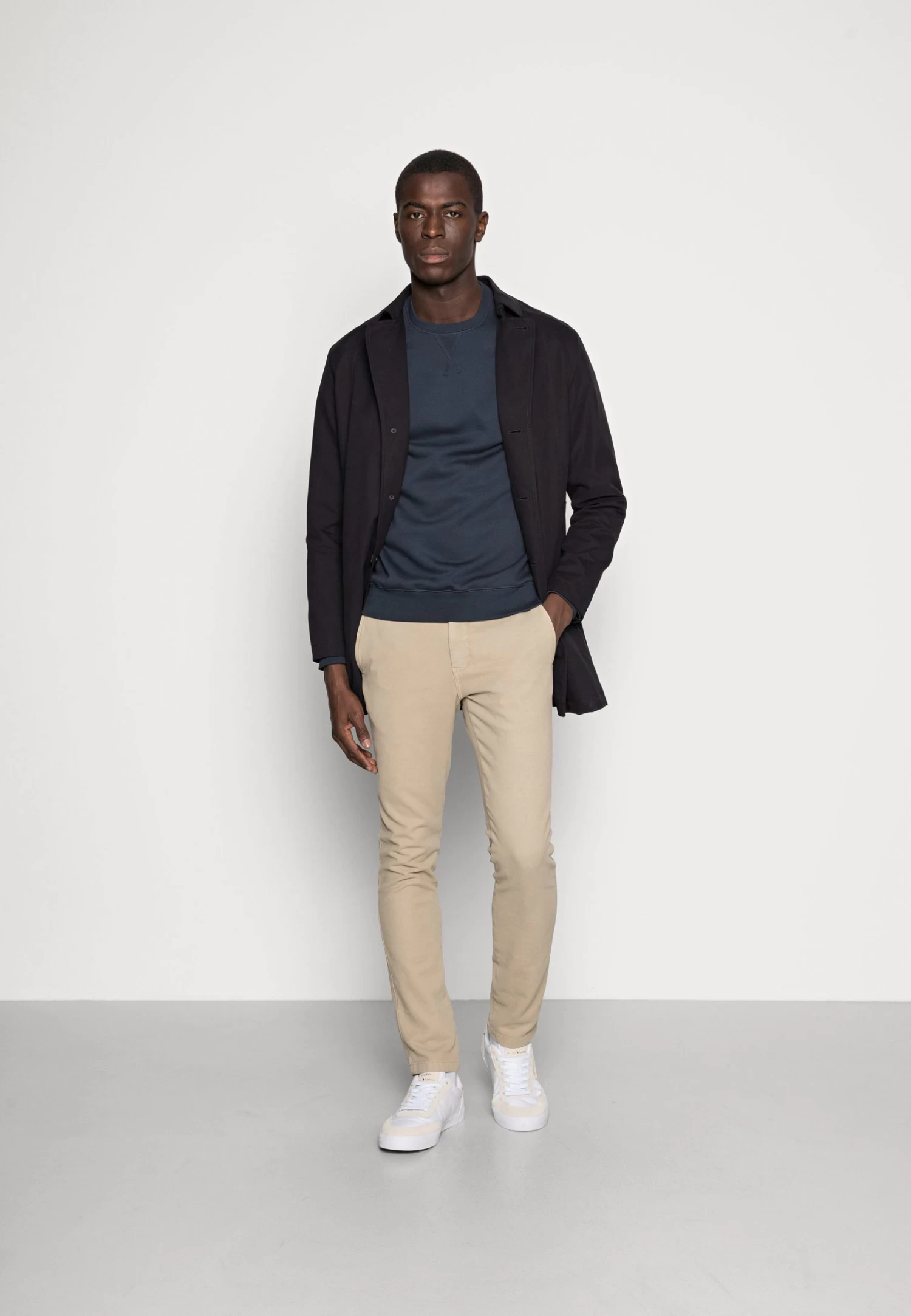 Pier One Birdie Embro C-Neck - Felpa - Dark Blue 4 Pier One Birdie Embro C-Neck - Felpa - Dark Blue - immagine 2