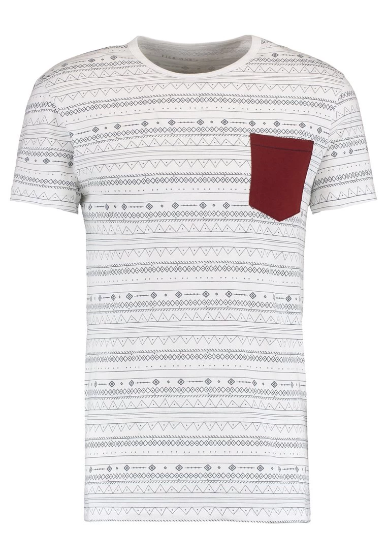 Pier One T-Shirt Con StampaWhite Uomo T-shirt E Polo PI922OA5K-A11 7 Pier One T-Shirt Con StampaWhite Uomo T-shirt E Polo PI922OA5K-A11 - immagine 5