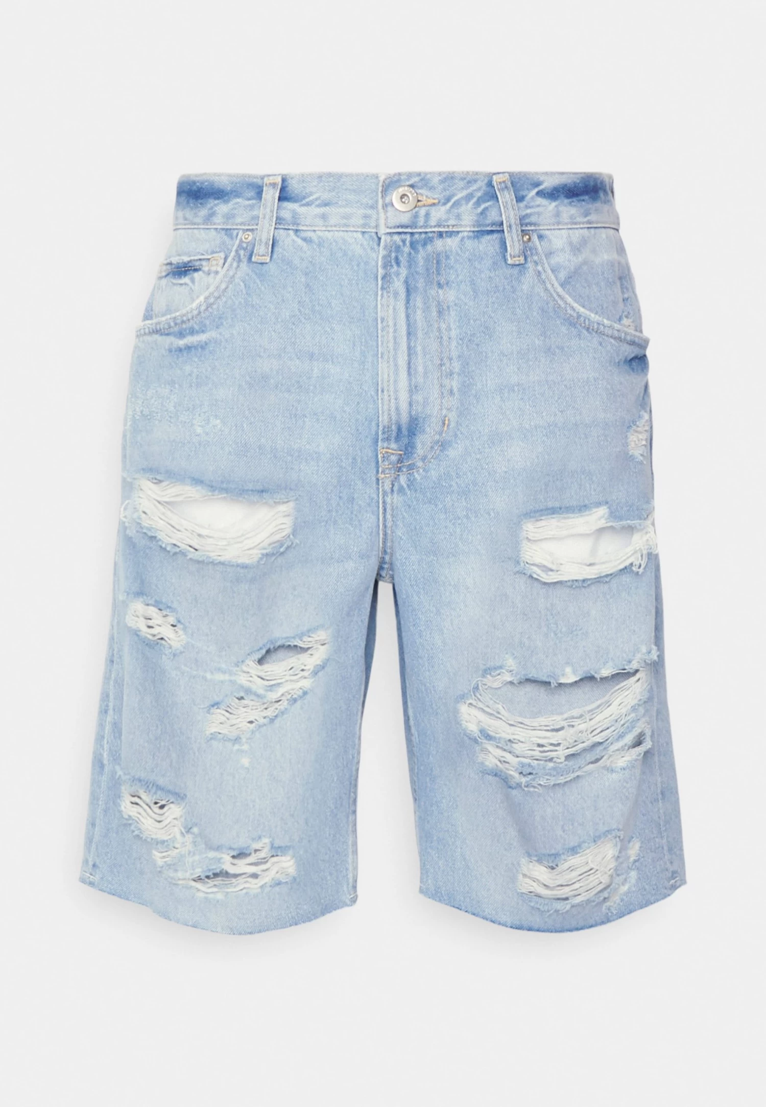 Pier One Shorts Di JeansBlue Denim Uomo Jeans PI922F05E-K12 8 Pier One Shorts Di JeansBlue Denim Uomo Jeans PI922F05E-K12 - immagine 6