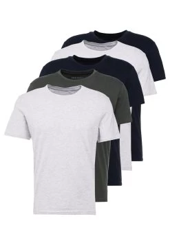 Pier One 5 PackT-Shirt BasicDark Blue/Grey/Khaki Uomo T-shirt E Polo PI922O0GU-K11 -Pier One 325cf046ffc64432affa66ab60fd39f6