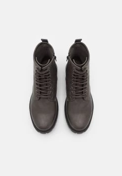 Pier One Unisex - Stivaletti Stringati - Grey -Pier One 3607680cad744fea88f5de58bb512045