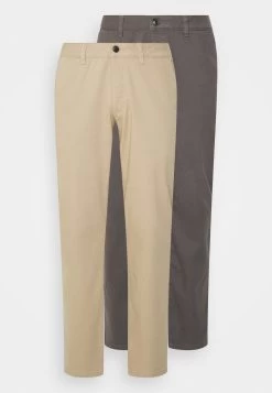Pier One 2 Pack - Chino - Dark Grey/Beige 12 Pier One 2 Pack - Chino - Dark Grey/Beige -Pier One 3732d6804b77450d9a31204f549c6b48
