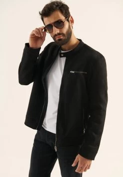 Pier One Giacca In SimilpelleBlack Uomo Giacche PI922T04S-Q11