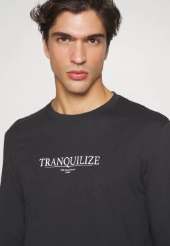 Pier One Maglia Del PigiamaBlack Uomo Per La Notte PI982N00D-Q11 -Pier One 43dcd33a7c9f4169a82d93289066f35f