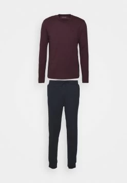 Pier One Pigiama Dark Blue/Bordeaux Uomo Per La Notte PI982M033-K14 -Pier One 44d1a5d0e01745888ac1a74563e21776