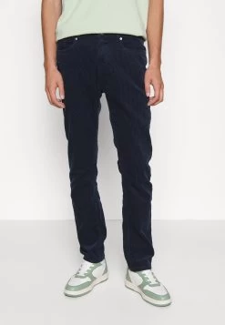 Pier One Corduroy - Pantaloni - Dark Blue