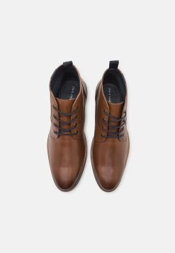 Pier One Leather - Stivaletti Stringati - Cognac -Pier One 5635cdf40f1949ccbf4674544fbdd72b