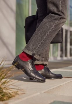 Pier One LeatherStringate ElegantiBlack Uomo Scarpe Con I Lacci PI912M03P-Q11 -Pier One 5c73cd0c3a9e405887ee3816b68d4047