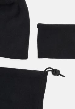 Pier One Fleece Unisex Set - Berretto - Black -Pier One 61e91d97a5ca421f93169d4ff34a76b8