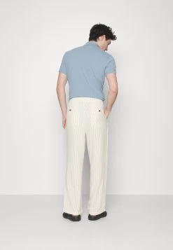 Pier One Drawcord Trousers Linen BlendPantaloniOff-White Uomo Pantaloni PI922E05A-A11 -Pier One 65c988989ad143de851aee47dda41e80