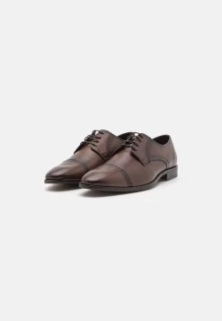 Pier One LeatherStringate ElegantiBrown Uomo Scarpe Con I Lacci PI912M0EI-O11 -Pier One 6aa2d12492314ba8b5a614c1f70950f2