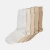 Pier One 5Pack - Calze - Off-White/Beige/Tan -Pier One 718307211e4e4f189a16056a071c1846