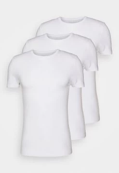 Pier One 3 Pack Muscle Fit T-Shirt BasicWhite Uomo T-shirt E Polo PI922O0Y9-A11 -Pier One 74e6dafee9a04fa989c9d0d0b4d2897f