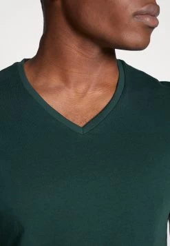 Pier One 3 Pack T-Shirt BasicBlack, Grey, Green Uomo T-shirt E Polo PI922O0GO-Q12 -Pier One 75d8e7abd9c649fe8ff382e42bf08591