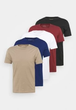 Pier One 5 PackT-Shirt BasicWhite/Black/Bordeaux Uomo T-shirt E Polo PI922O0GY-A13 -Pier One 821a9428a35f403f8260cec51cee307c