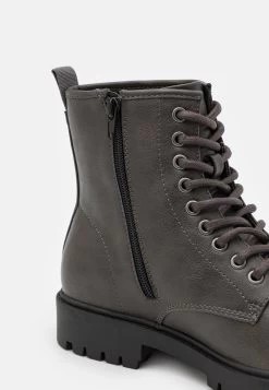 Pier One Unisex - Stivaletti Stringati - Grey -Pier One 82bd184e7ab747aa887abd7a99f16eb3