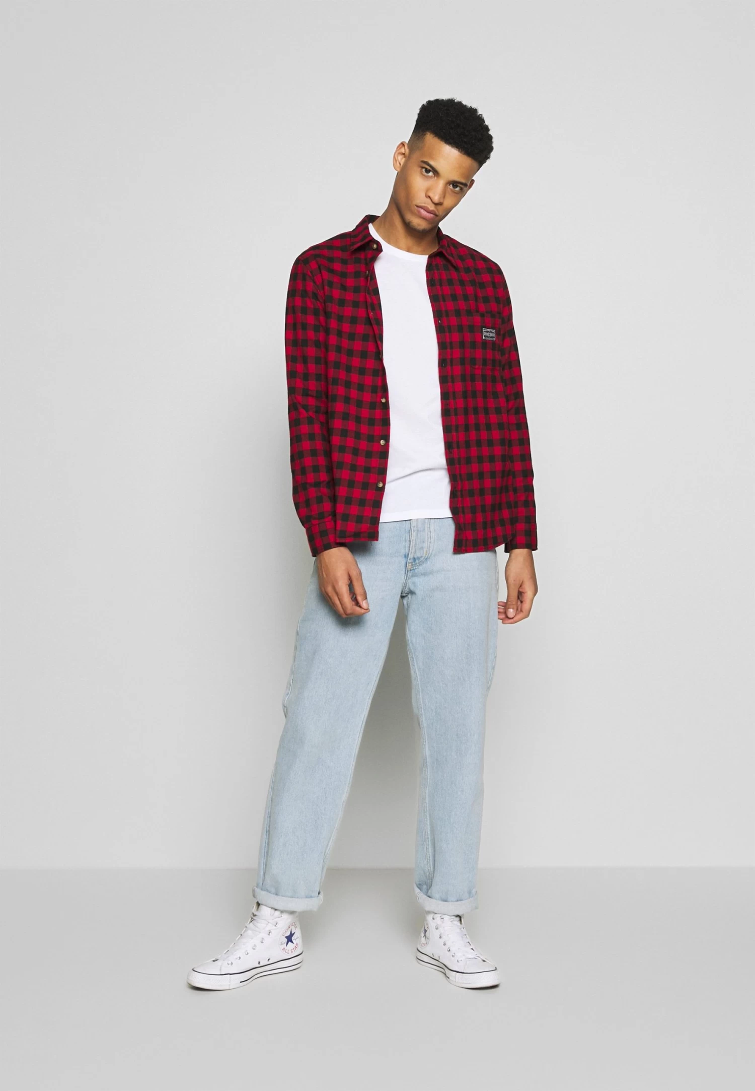 Pier One 3 Pack - T-Shirt Basic -Black/ White 4 Pier One 3 Pack - T-Shirt Basic -Black/ White - immagine 2