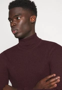Pier One Muscle Fit TurtleMaglioneMottled Bordeaux Uomo Maglieria PI922Q07V-G11 -Pier One 87bc9746f3cd48c78886c3726b9971e1