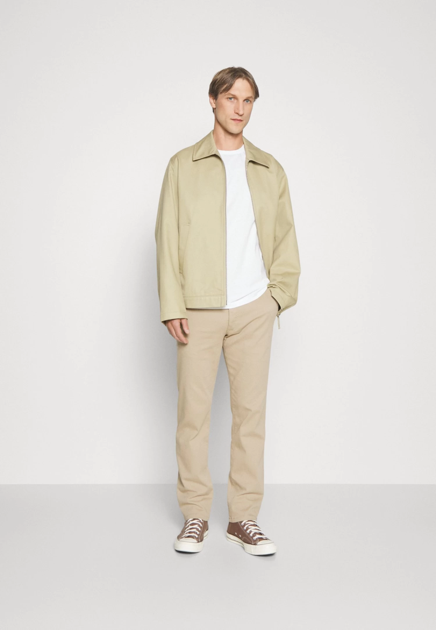 Pier One 2 Pack - Chino - Dark Grey/Beige 3 Pier One 2 Pack - Chino - Dark Grey/Beige