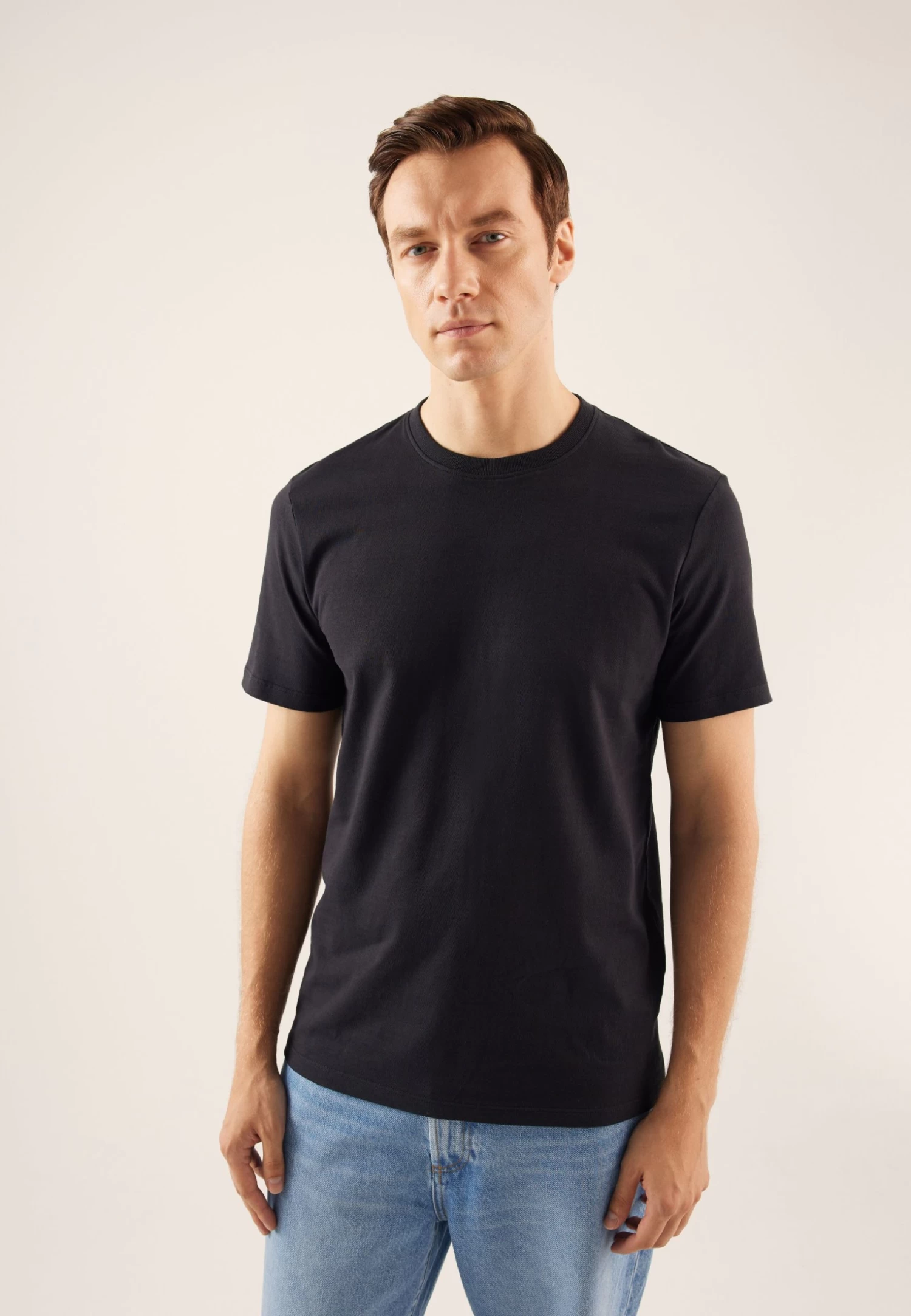 Pier One T-Shirt BasicBlack/White Uomo T-shirt E Polo PI922O0YL-Q11 3 Pier One T-Shirt BasicBlack/White Uomo T-shirt E Polo PI922O0YL-Q11