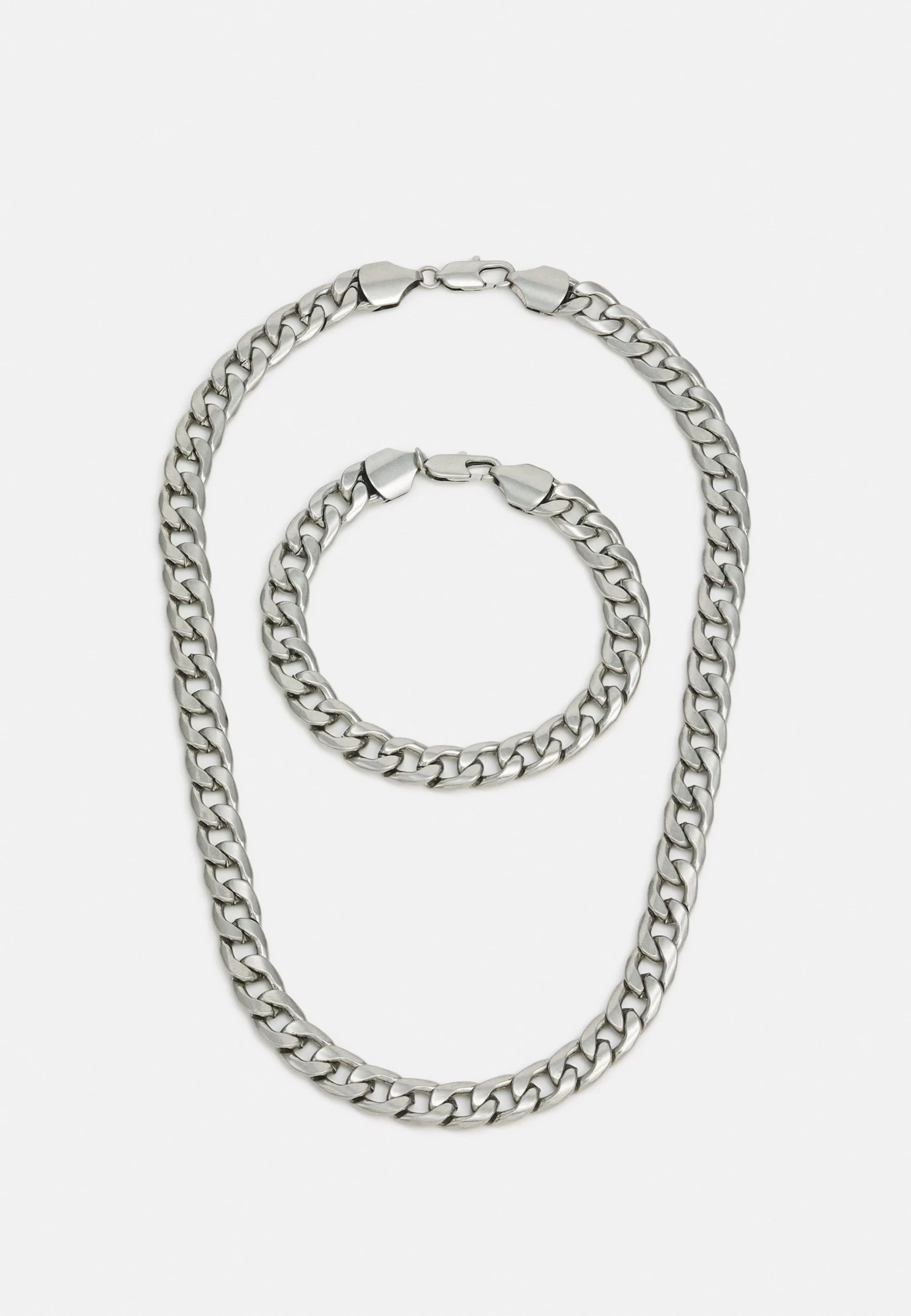 Pier One 2Pack Set - Collana - Silver-Coloured 3 Pier One 2Pack Set - Collana - Silver-Coloured