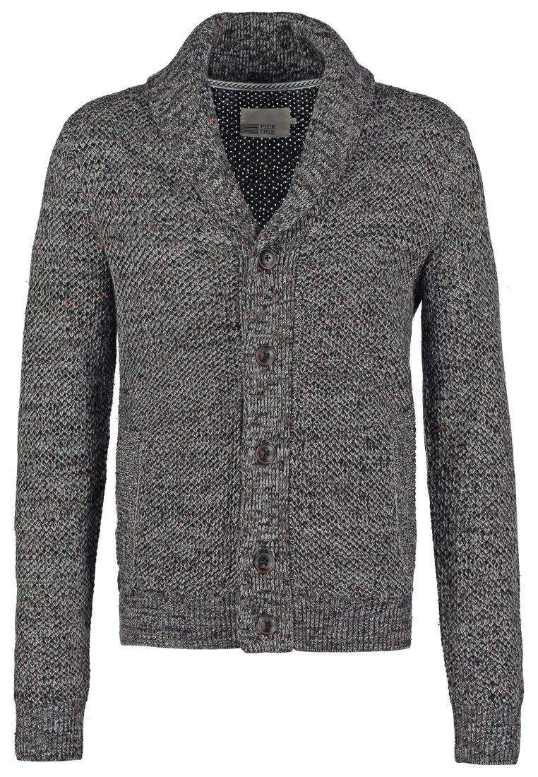Pier One CardiganDark Grey Melange Uomo Maglieria PI922QA0C-C11 10 Pier One CardiganDark Grey Melange Uomo Maglieria PI922QA0C-C11 - immagine 8