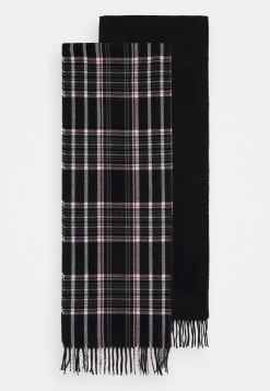 Pier One Set UnisexSciarpa Black/Off-White Donna Sciarpe PI954G01Q-Q12
