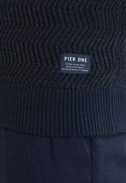 Pier One MaglioneMottled Dark Blue Uomo Maglieria PI922QA3P-K11 -Pier One 99d5b37fddae40a8bfa8e79453205e89