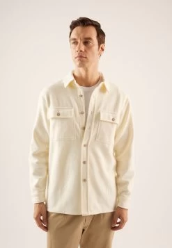 Pier One CamiciaOff White Uomo Camicie PI922D0ES-A11