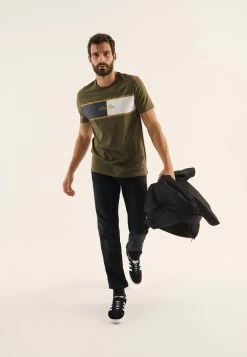 Pier One T-Shirt Con StampaOlive Uomo T-shirt E Polo PI922O0YH-N11 -Pier One 9e9684b9d9684d26b2667e78ae7e6930