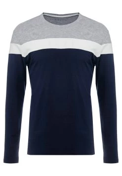 Pier One Maglietta A Manica LungaGrey/Dark Blue Uomo T-shirt E Polo PI922O0GL-C11 -Pier One a0f0a086b0f348dab84e2d01c20e90f6