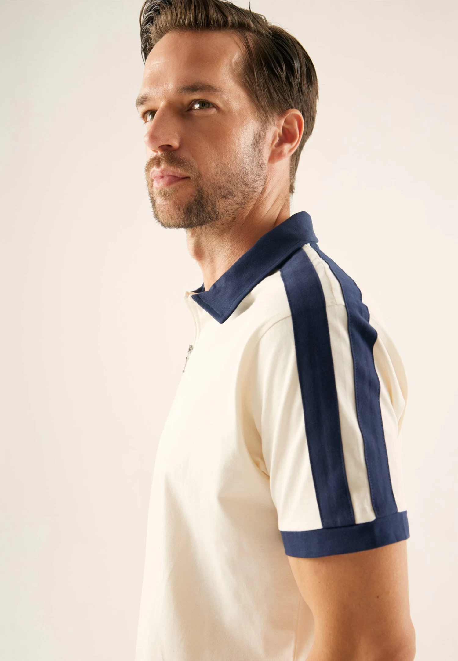 Pier One PoloOff-White Uomo T-shirt E Polo PI922P08B-A11 6 Pier One PoloOff-White Uomo T-shirt E Polo PI922P08B-A11 - immagine 4