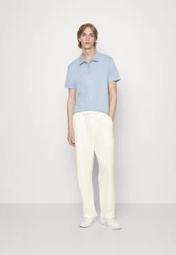 Pier One Drawcord Trousers Linen Blend - Pantaloni - White -Pier One a561359c7bc84cdfba9f6041666ec978