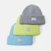 Pier One Unisex 3 PackBerrettoGrey, Neon Green, Light Blue Uomo Cappellie Berretti PI954P009-C11 -Pier One a6d4d1e9448d49d29e1f261472915c8c