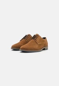 Pier One LeatherStringateCognac Uomo Scarpe Con I Lacci PI912M0DG-O11 -Pier One a72a6a009acd461ab066027d23a0824c