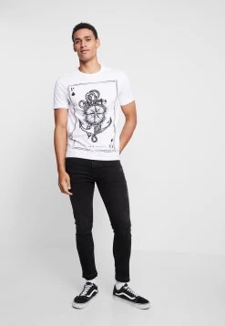 Pier One T-Shirt Con StampaWhite Uomo T-shirt E Polo PI922O09T-A11 -Pier One a974f214ac1c43e9857e7283098d2932
