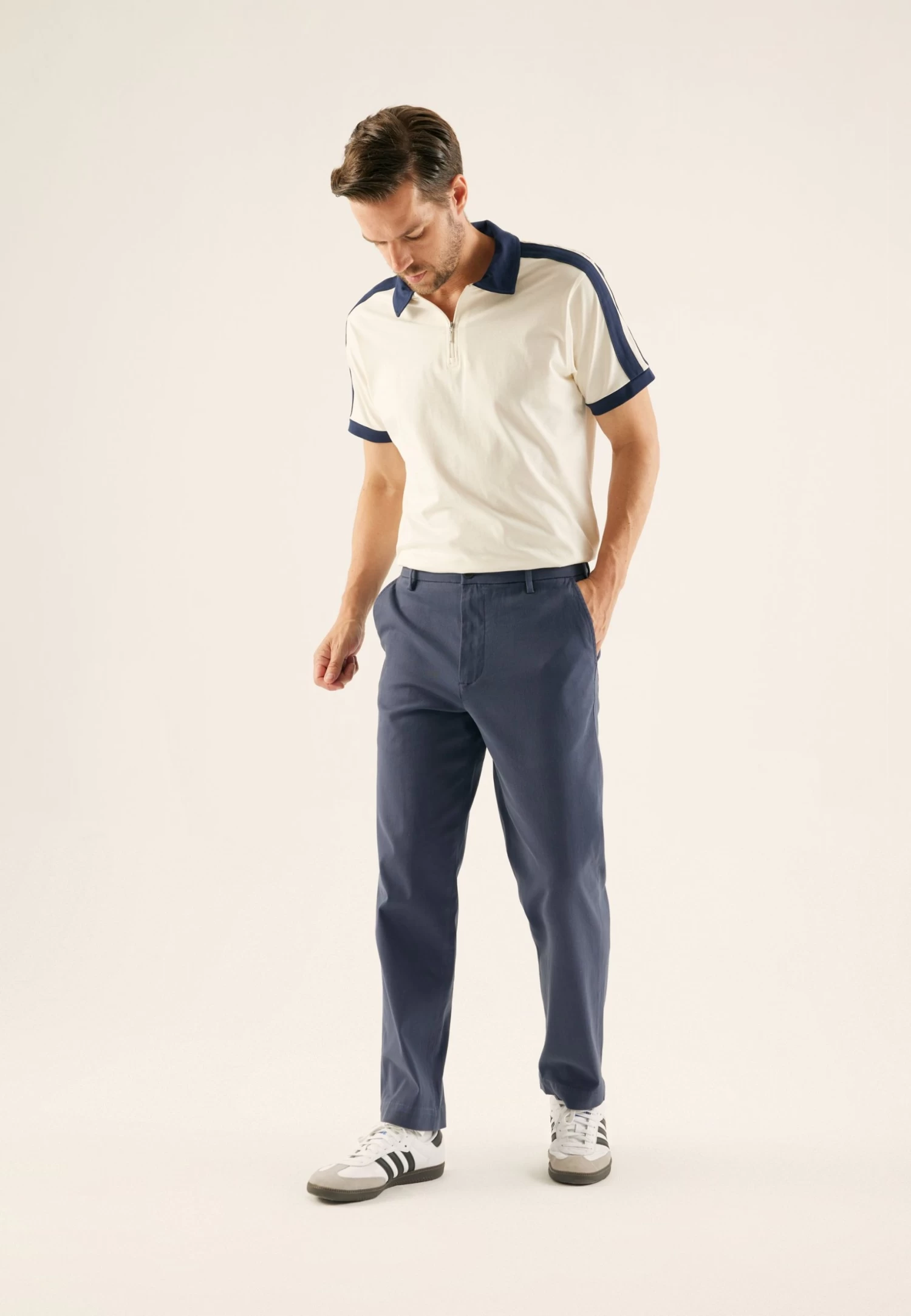 Pier One ChinoDark Blue Uomo Pantaloni PI922E05G-K11 4 Pier One ChinoDark Blue Uomo Pantaloni PI922E05G-K11 - immagine 2