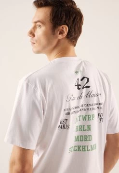 Pier One T-Shirt Con StampaWhite Uomo T-shirt E Polo PI922O0Y8-A11 -Pier One b68e1a563c7046eb8189c5c8e1e156b7